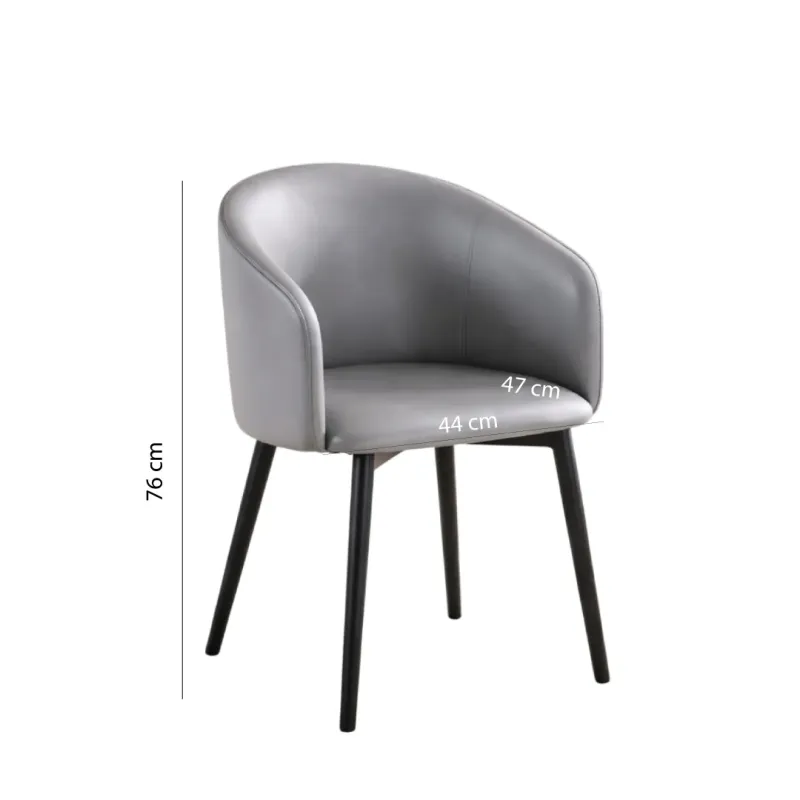 SILLA MARSELLA EN COLOR  GRIS