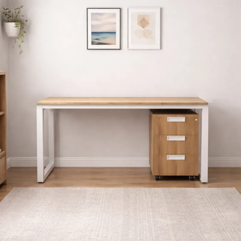 ESCRITORIO BRUNO 120CM CAJONERA MADERA