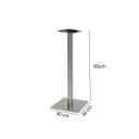BASE CUADRADA ALTA JUAN 105CM CROMADO