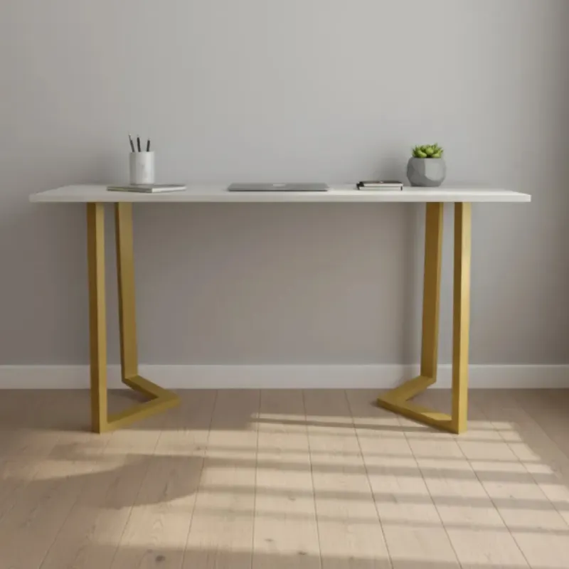 SET SOPORTE TRIANGULAR COLOR DORADO