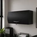ARCHIVADOR AEREO BRIANA METAL 90CM COLOR NEGRO
