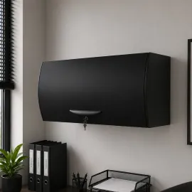 ARCHIVADOR AEREO BRIANA METAL 90CM COLOR NEGRO