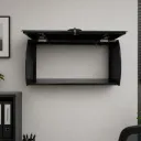 ARCHIVADOR AEREO BRIANA METAL 90CM COLOR NEGRO