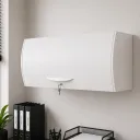 ARCHIVADOR AEREO BRIANA METAL 90CM COLOR BLANCO