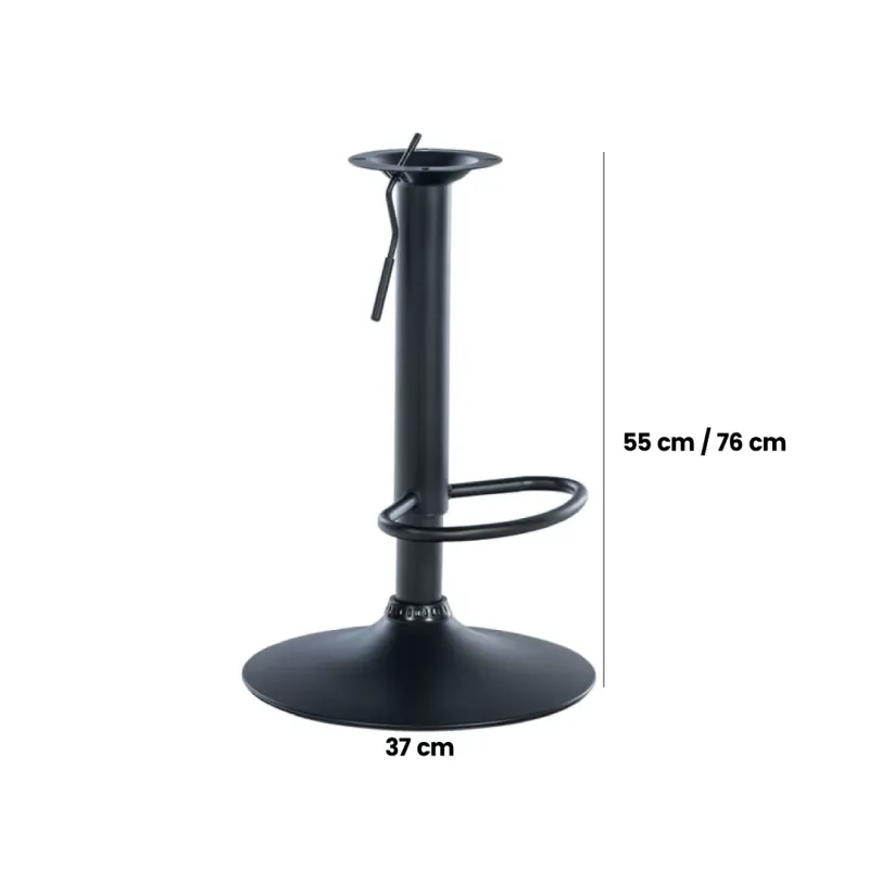 SET SILLA BAR RUBEN COLOR NEGRO