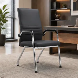 SILLA VISITA CARMELA COLOR NEGRO