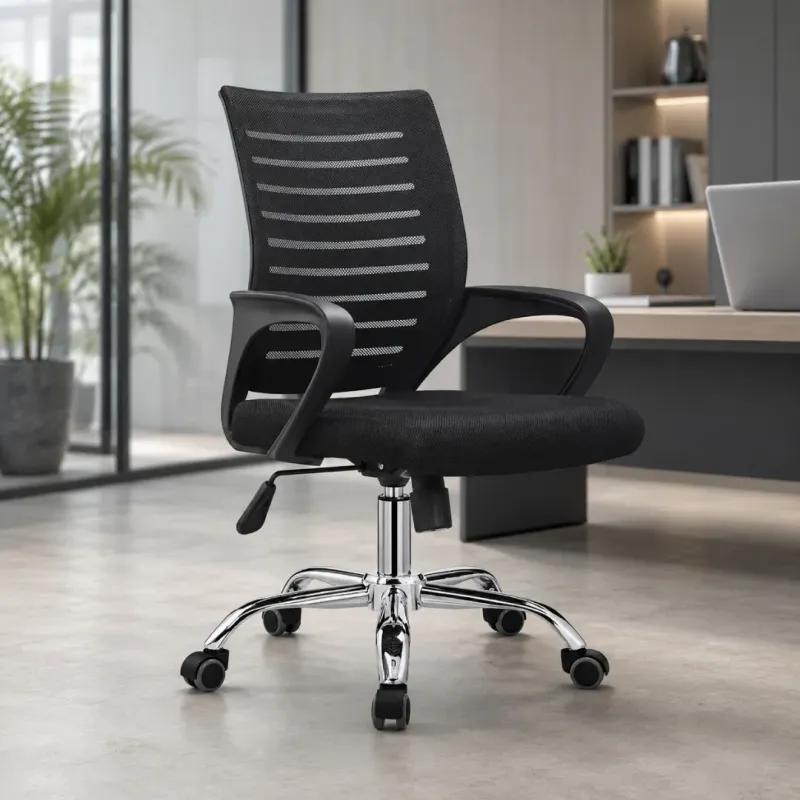 SILLA OFICINA BONNIE COLOR NEGRA