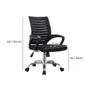 SILLA OFICINA BONNIE COLOR NEGRA