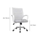 SILLA OFICINA BONNIE COLOR GRIS