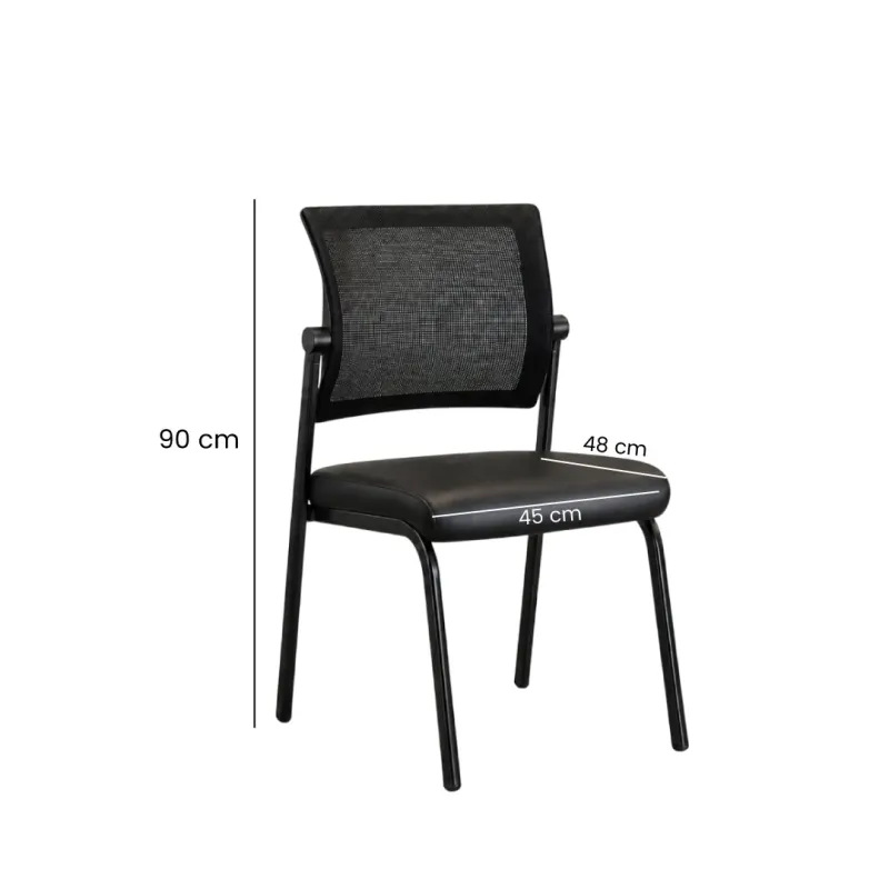 SILLA ESPERA MENCIA COLOR NEGRO