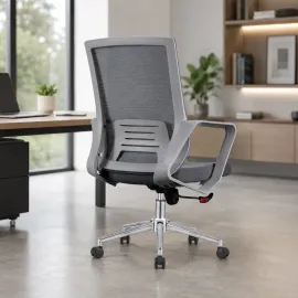 SILLA OFICINA DENVER COLOR GRIS 2