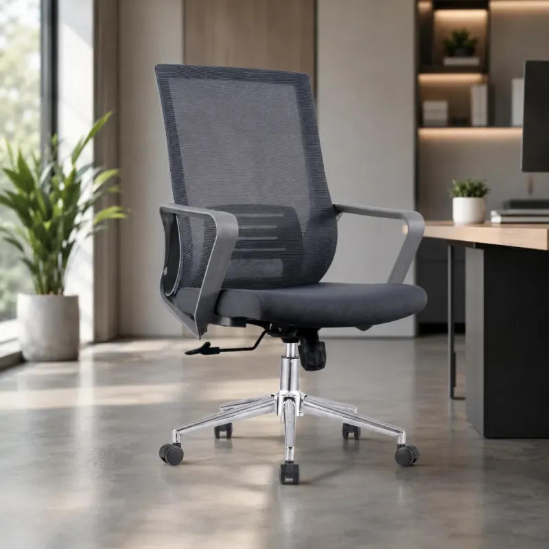 SILLA OFICINA DENVER COLOR GRIS