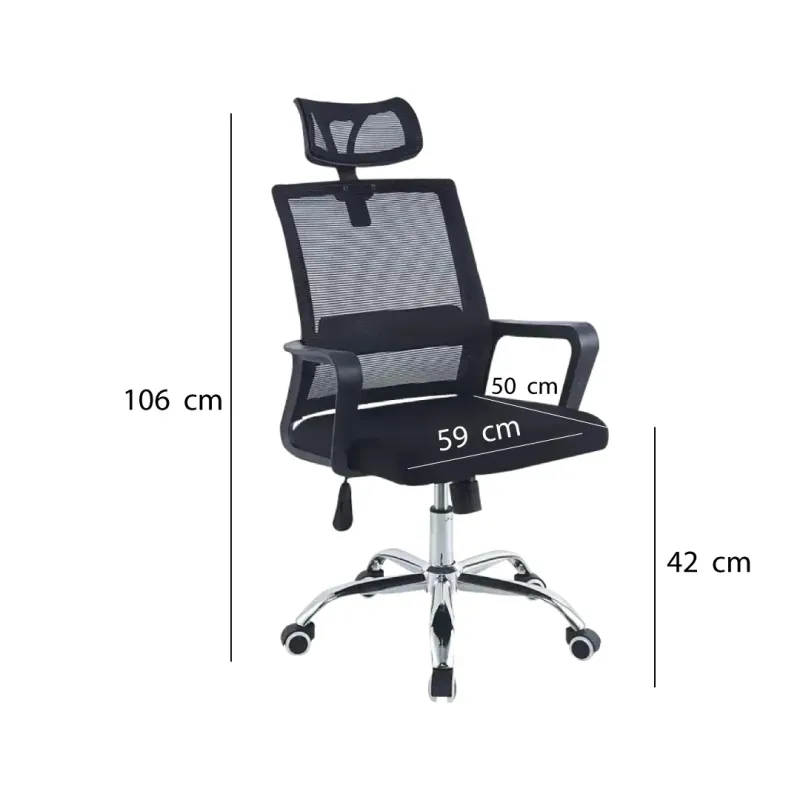 SILLA EJECUTIVA DIANA PRO NEGRO