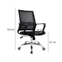 SILLA EJECUTIVA DIANA BAJO NEGRO