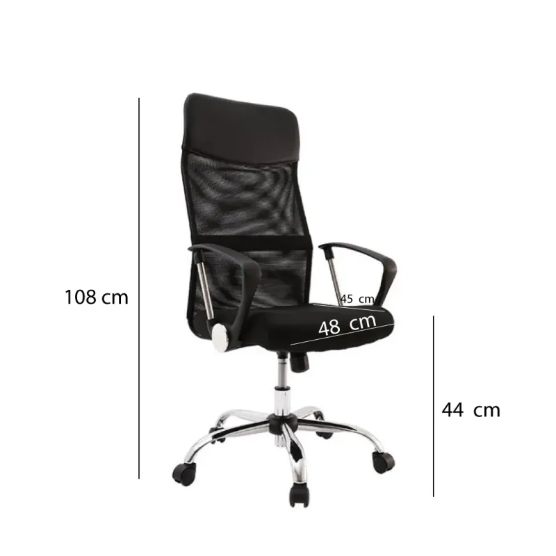 SILLA OFICINA STUDIO COLOR NEGRO