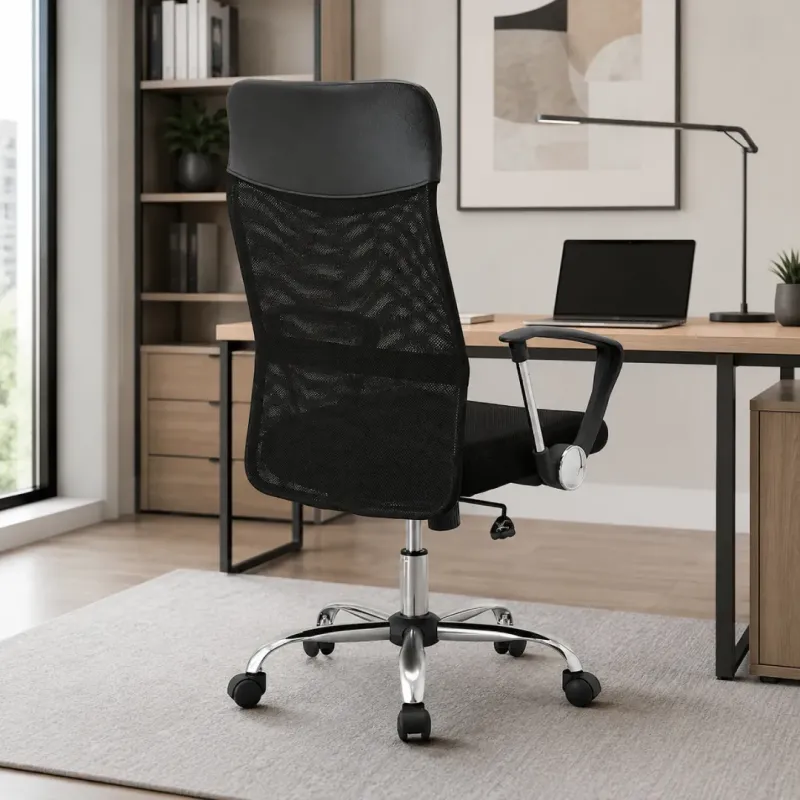 SILLA OFICINA STUDIO COLOR NEGRO