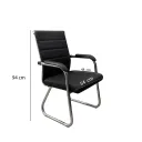 SILLA VISITA SALOME COLOR NEGRA