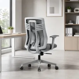 SILLA OFICINA NOA BAJO COLOR GRIS 2