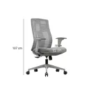 SILLA OFICINA NOA BAJO COLOR GRIS