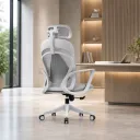 SILLÓN KERDOM ALTO GRIS