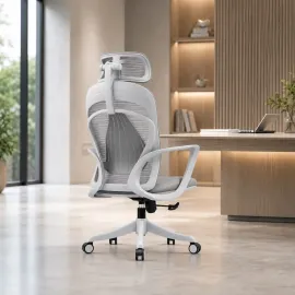 SILLÓN KERDOM ALTO GRIS 2