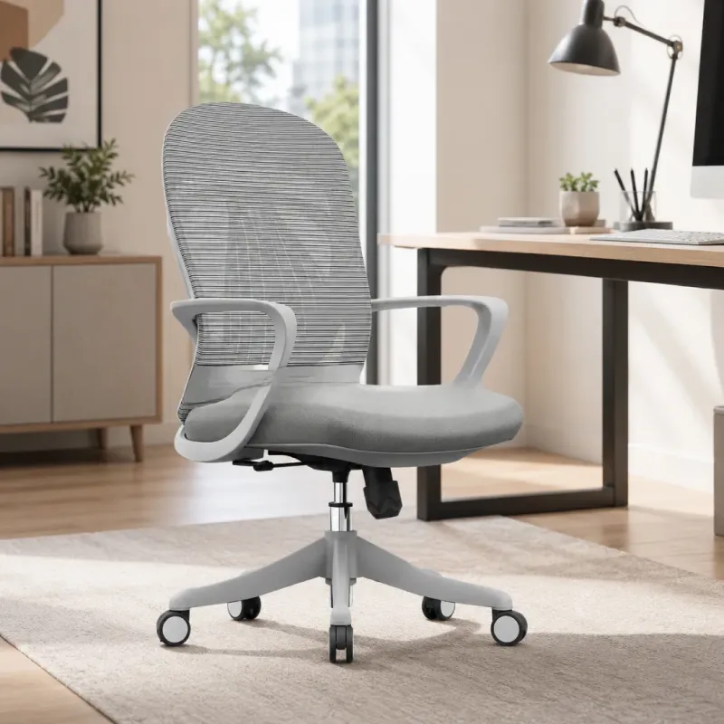 SILLA OFICINA KERDOM BAJO COLOR GRIS