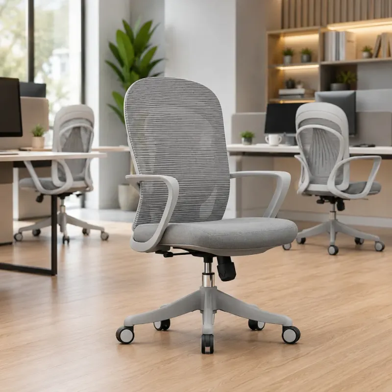 SILLA OFICINA KERDOM BAJO COLOR GRIS