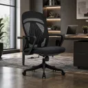 SILLA OFICINA KERDOM BAJO COLOR NEGRO