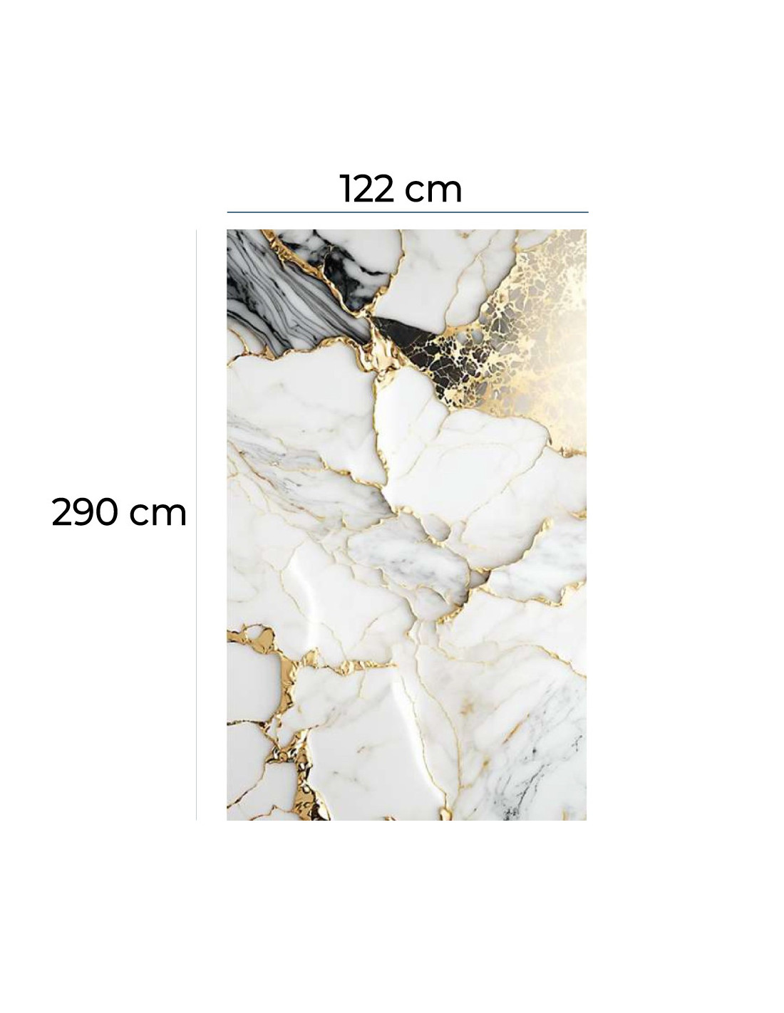 PLANCHAS DE MARMOL PVC C/AU BRILLANTE