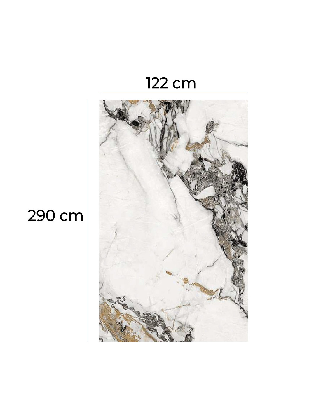PLANCHAS DE MARMOL PVC C/GOLDEN QUARTZ