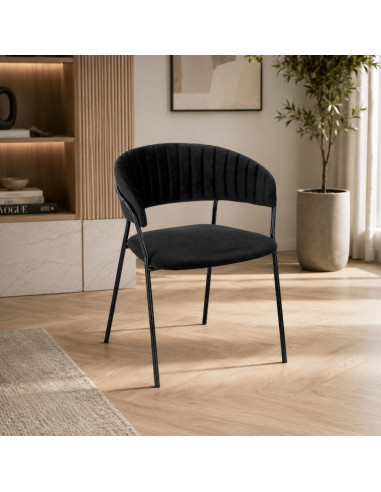 SILLA TANIA TELA VELVET CON...