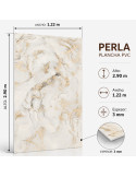 PLANCHAS DE MARMOL PVC C/CLOUDS WHITE