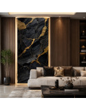 PLANCHAS DE MARMOL PVC C/MIDNIGHT GOLD