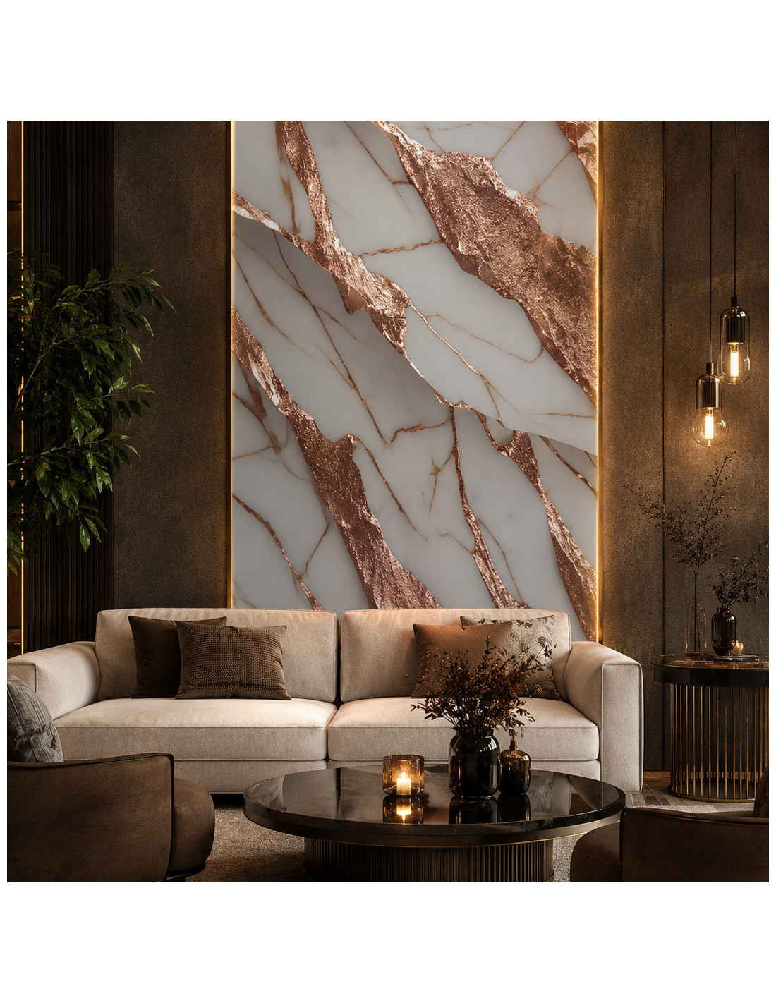 PLANCHAS DE MARMOL PVC C/PERLA