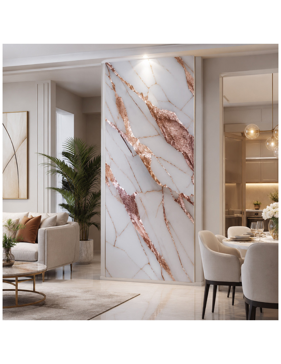 PLANCHAS DE MARMOL PVC C/PERLA