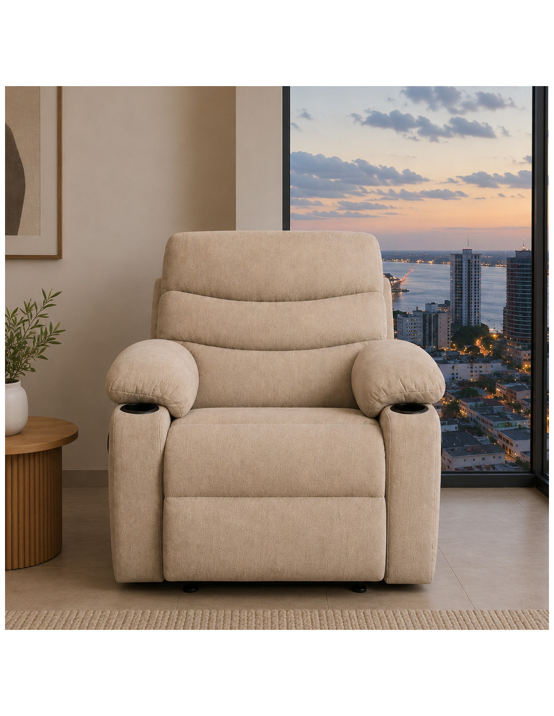 SOFA CAMA  KAROL  COLOR BEIGE