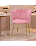 SILLA MARILIN DE TERCIOPELO PINK