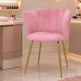 SILLA MARILIN DE TERCIOPELO PINK 2