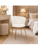 SILLA MARILIN DE TERCIOPELO BEIGE
