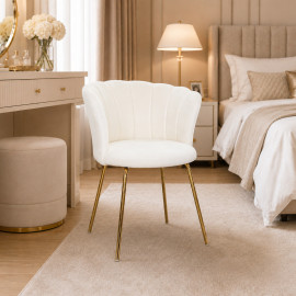 SILLA MARILIN DE TERCIOPELO BEIGE