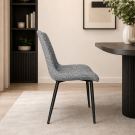 SILLA RESTAURANT GABI TELA COLOR GRIS 2