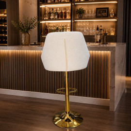 SILLA BAR LUNA TELA BLANCO 2