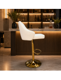 SILLA BAR LUNA TELA BLANCO