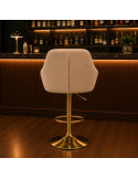 SILLA BAR LUNA TELA BEIGE