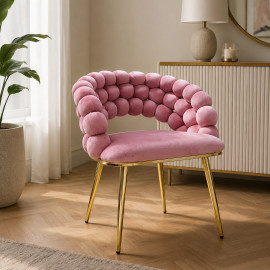 SILLA VISITA MIRANDA COLOR  PINK