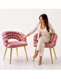 SILLA VISITA MIRANDA COLOR  PINK
