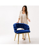 SILLA VISITA MIRANDA COLOR  AZUL