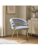 SILLA FIJA  MIRANDA EN COLOR  GRIS