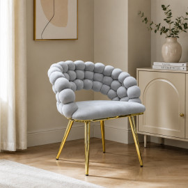 SILLA FIJA  MIRANDA EN COLOR  GRIS