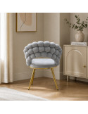 SILLA FIJA  MIRANDA EN COLOR  GRIS